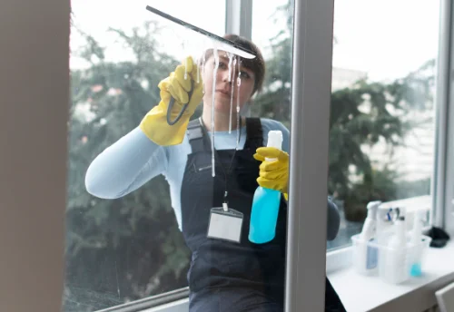 Nettoyage de vitres intérieures et extérieures à Hermival-les-Vaux